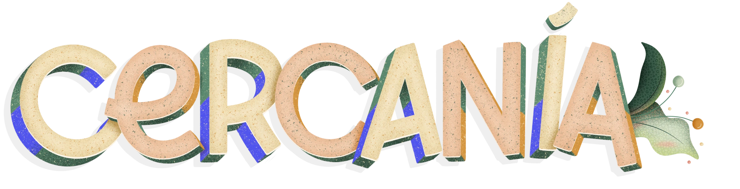 cercanía lettering