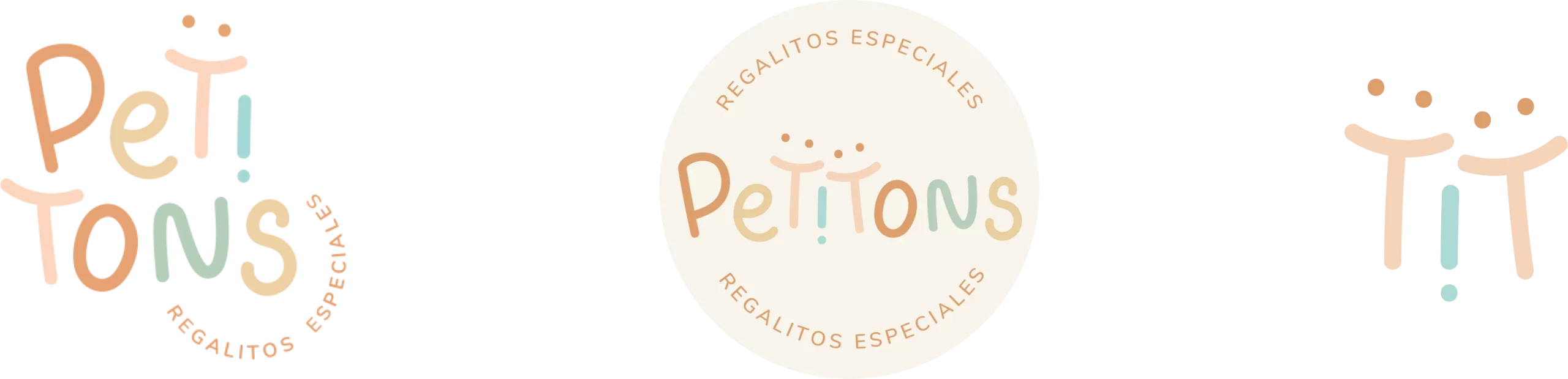 Logo con lettering para marca infantil