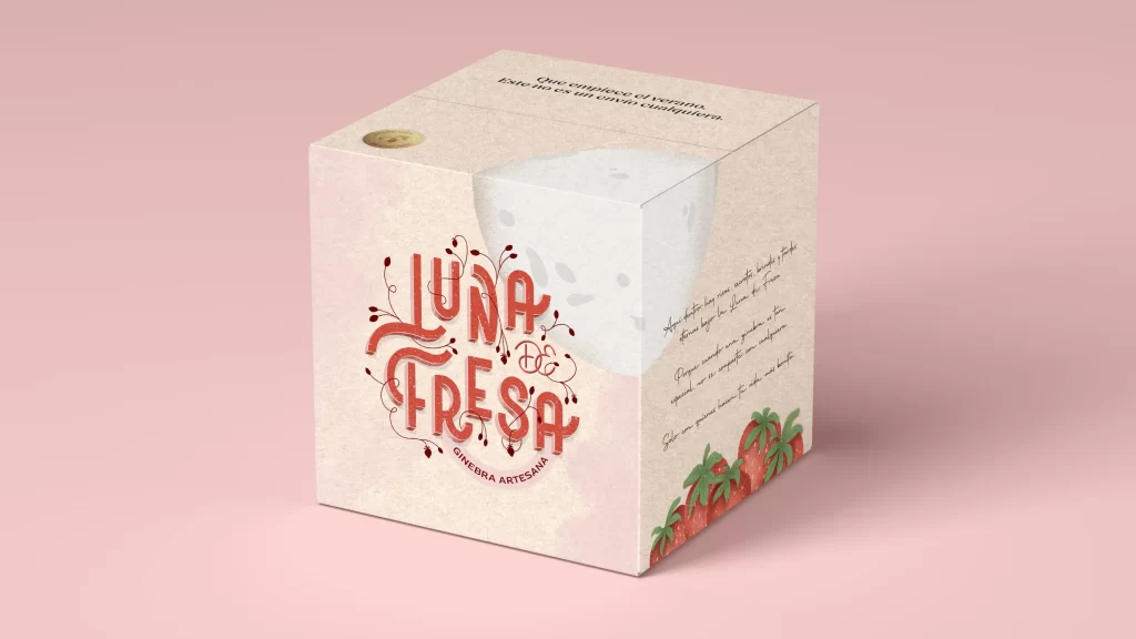 packaging envío marca de bebida alcohólica
