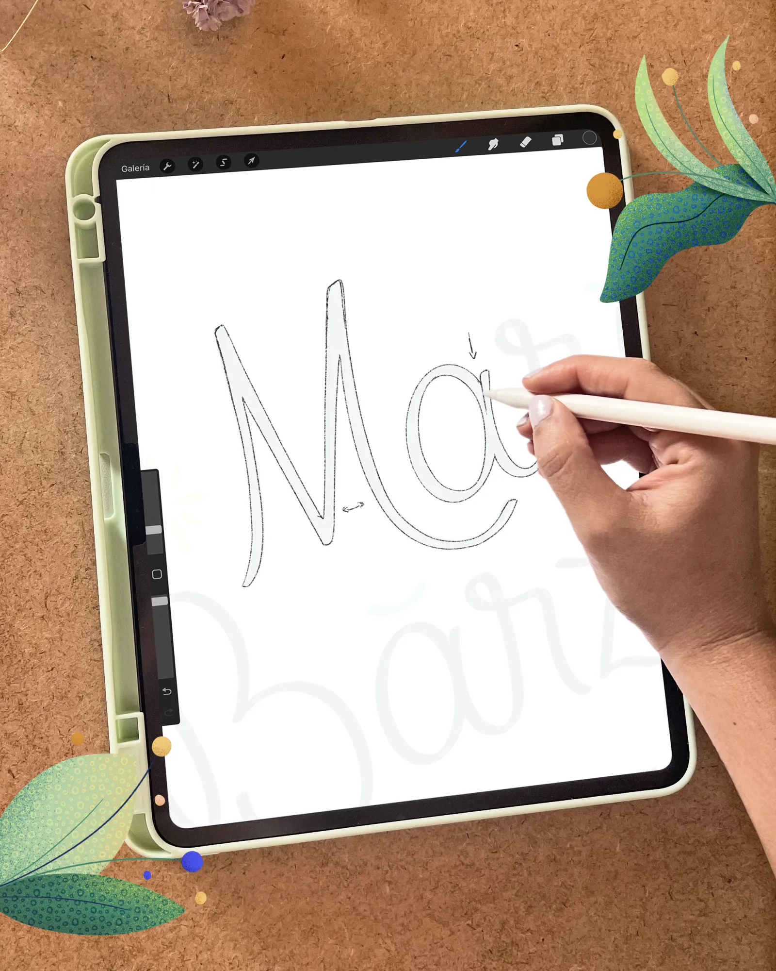 logo con lettering personalizado